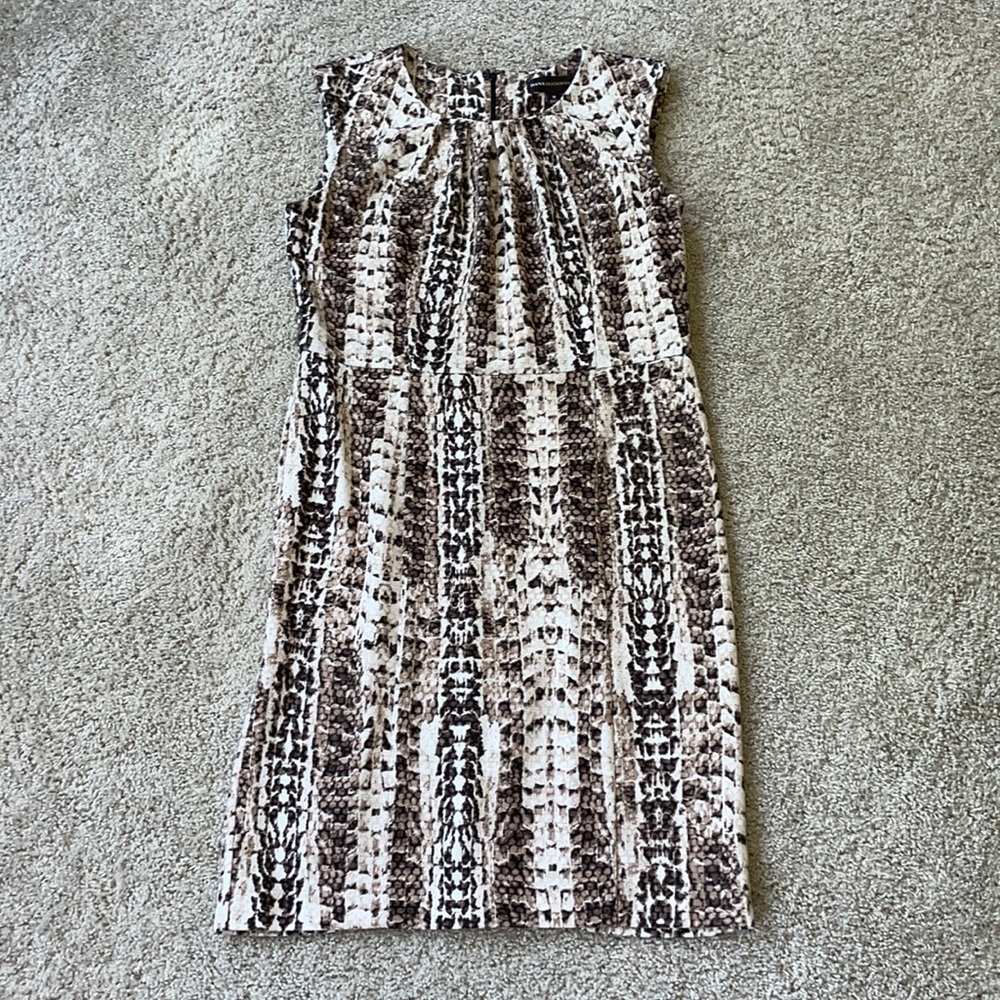 Dana Buchman Women's Sheath Dress Animal Print - Size 10